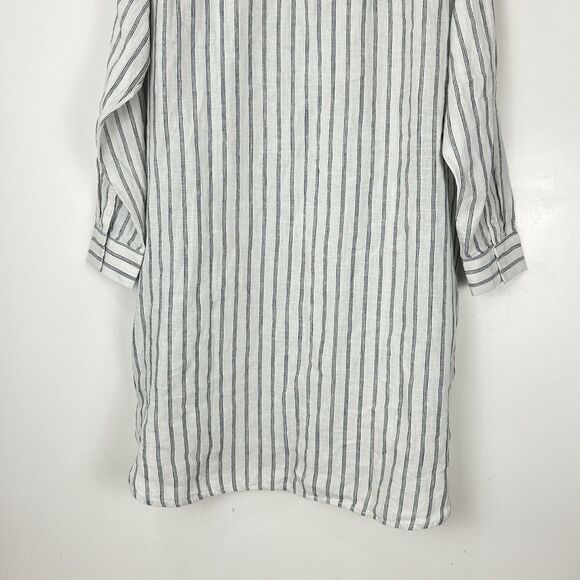 Quince Light Blue Shirt Dress - Picture 14 of 14